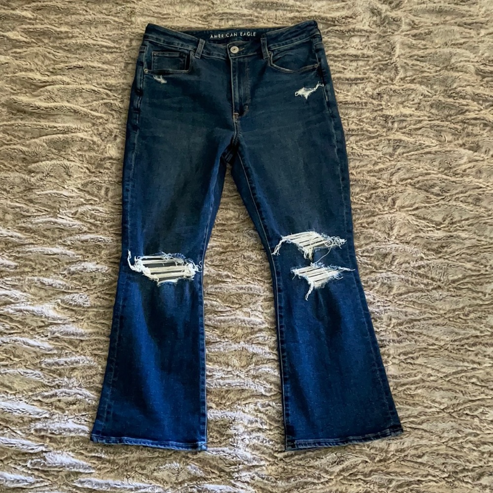 American eagle crop artist jeans size 12 short